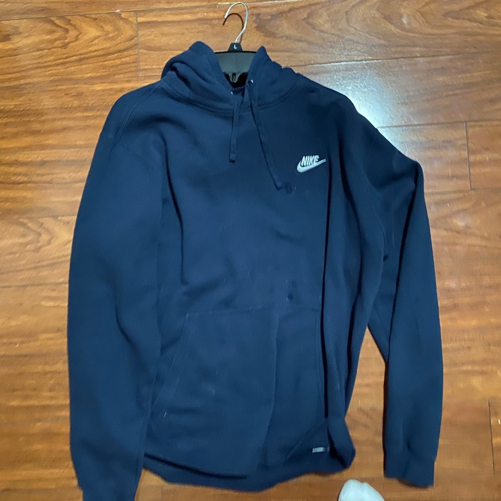 Navy blue nike hoodie